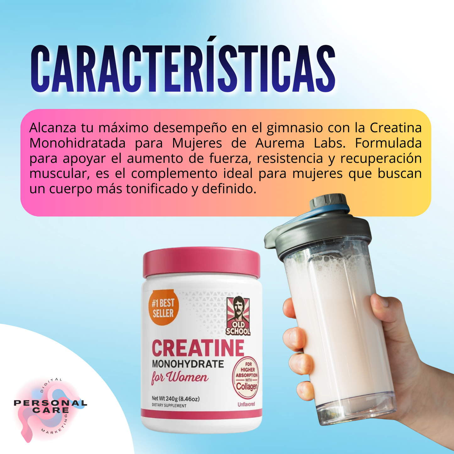 Creatina para Mujeres - OLD SCHOOL