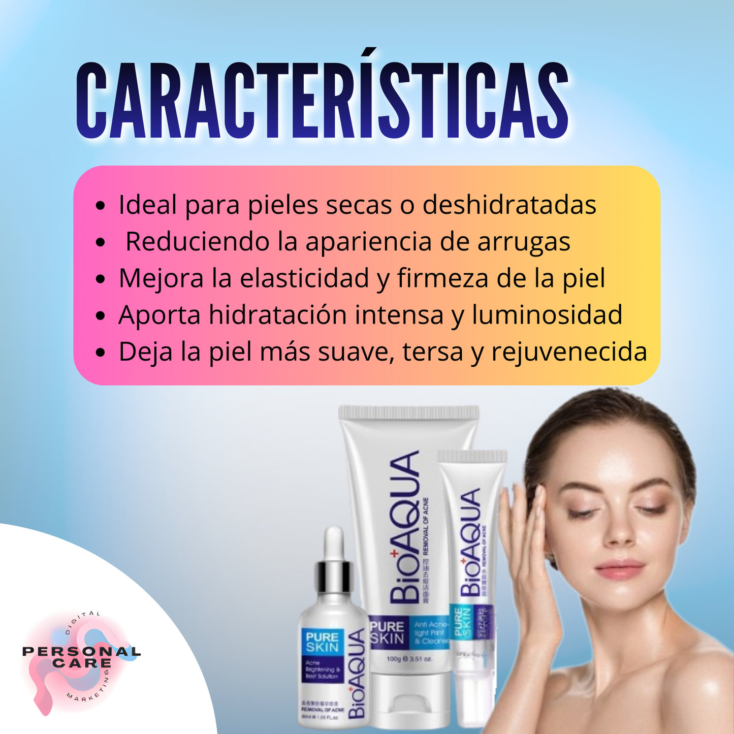 CREMAS BIOAQUA ¡El Trío Perfecto!