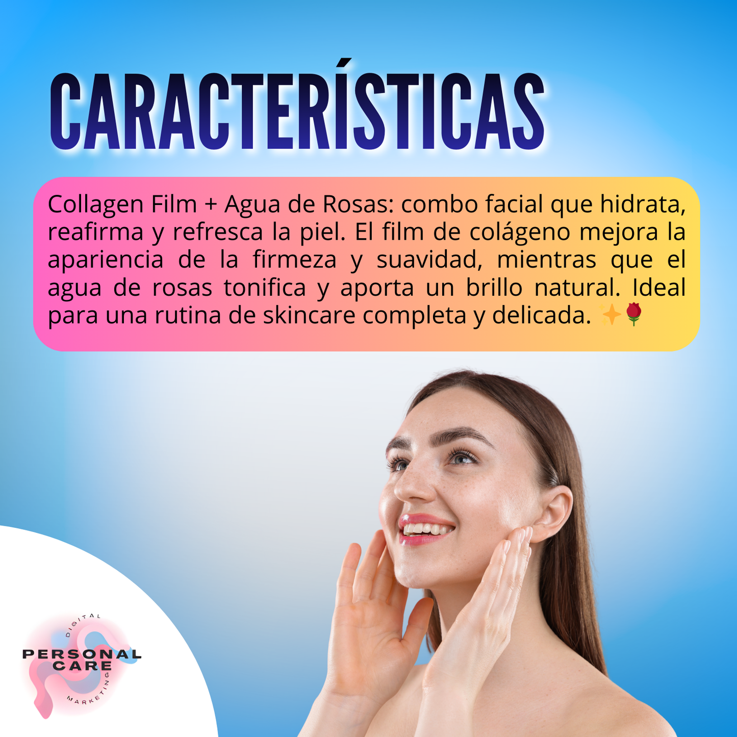 COLLAGEN FILM + AGUA DE ROSAS