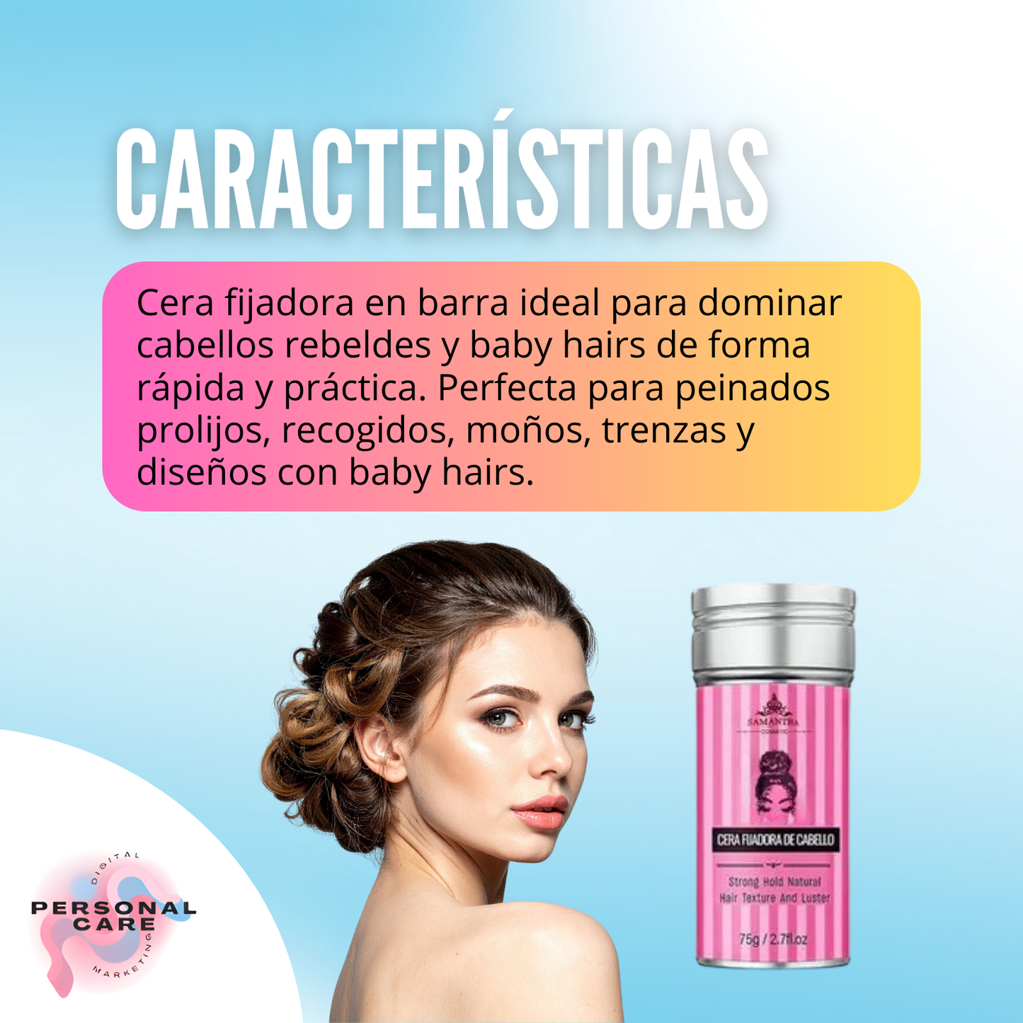 CERA FIJADORA DE CABELLO EN BARRA