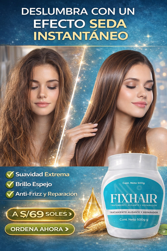 FixHair – Tratamiento Alisante y Reparador 500g