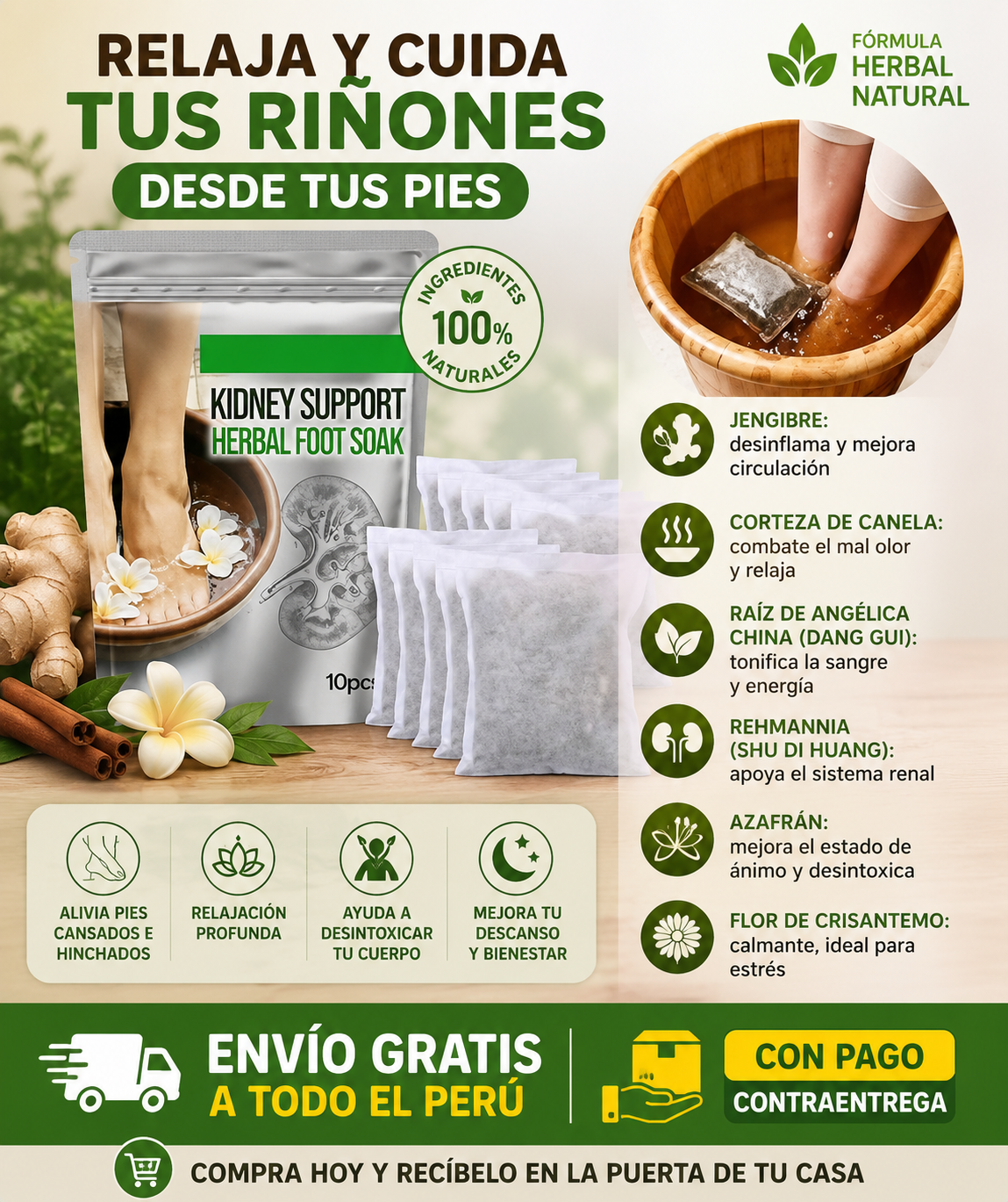 Kidney Support Herbal Foot Soak