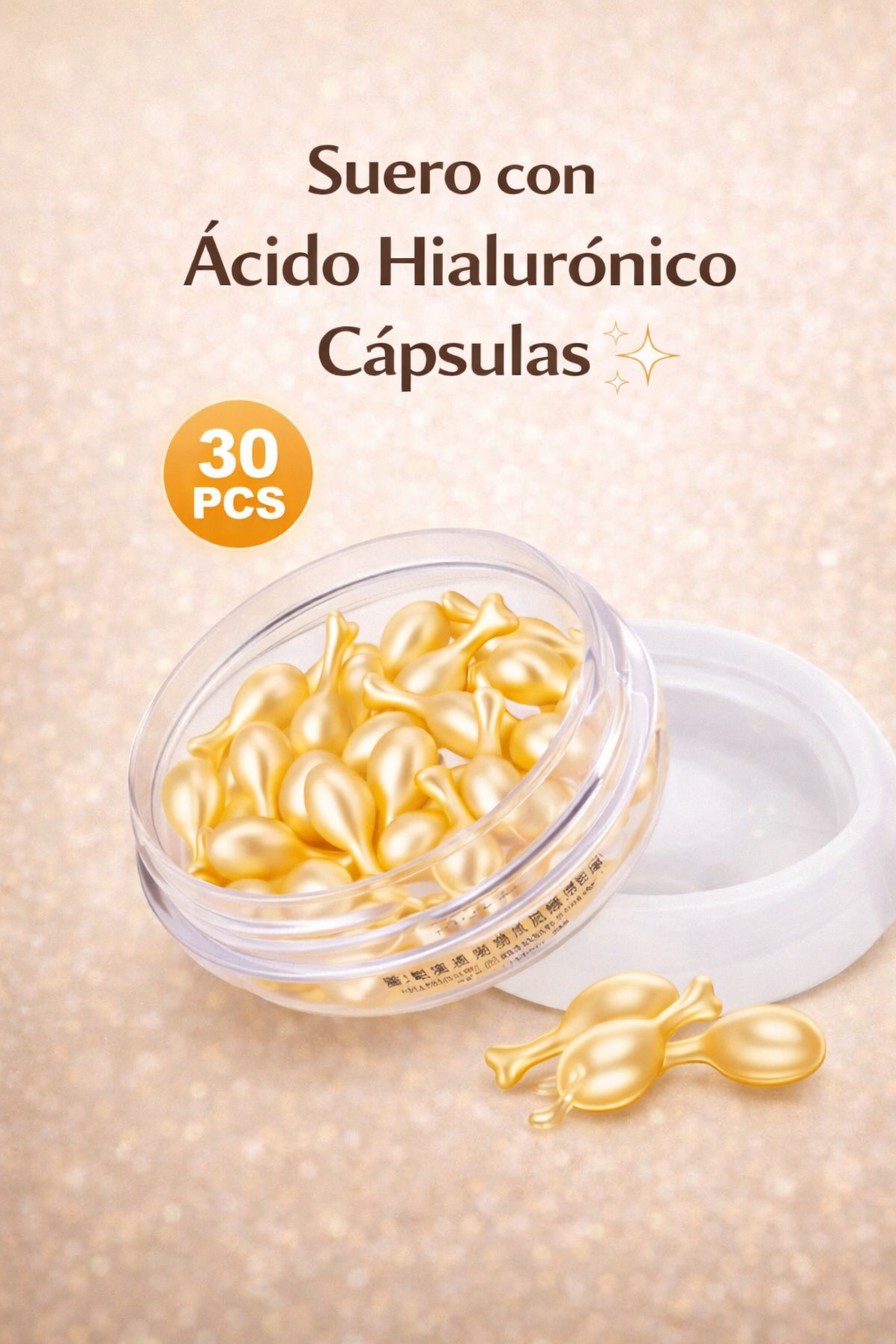 30 cápsulas de ácido hialurónico suero h