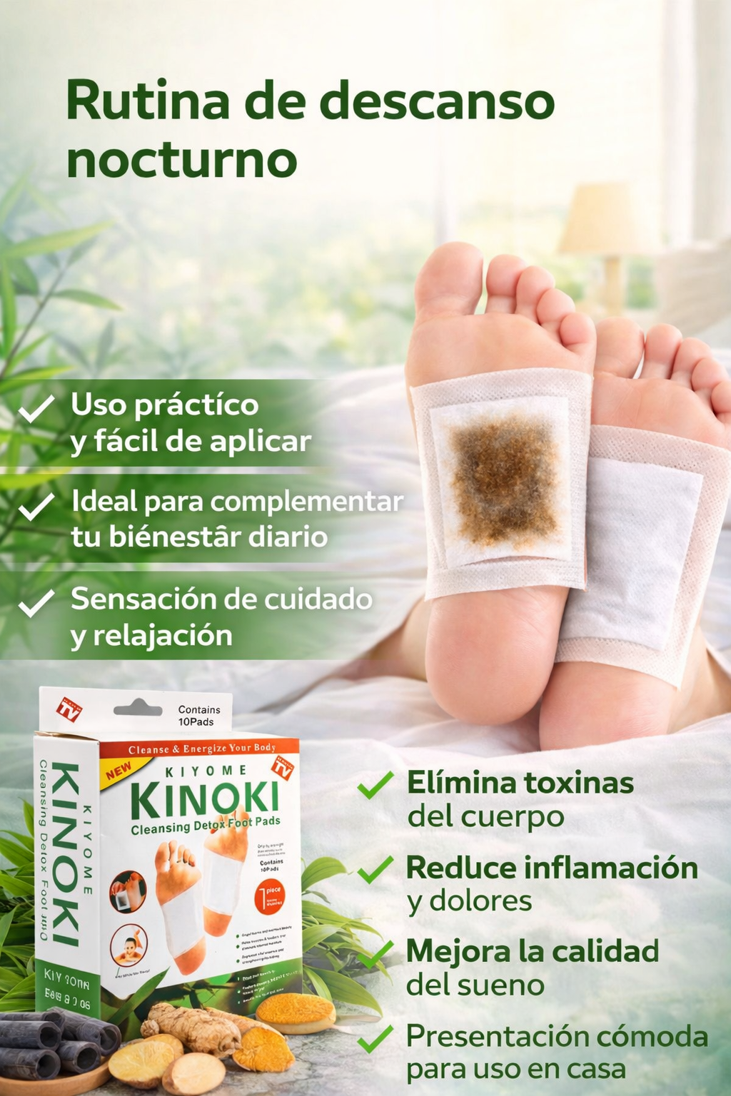 60 parches de Kinoki
