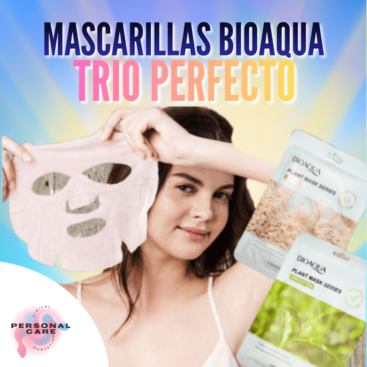 MASCARILLAS BIOAQUA ,  TRIO PERFECTO