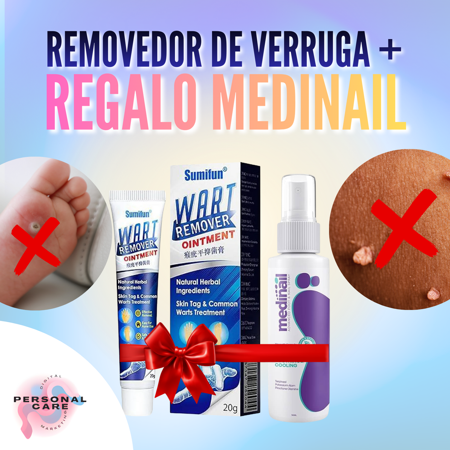 REMOVEDOR DE VERRUGA + REGALO MEDINAIL