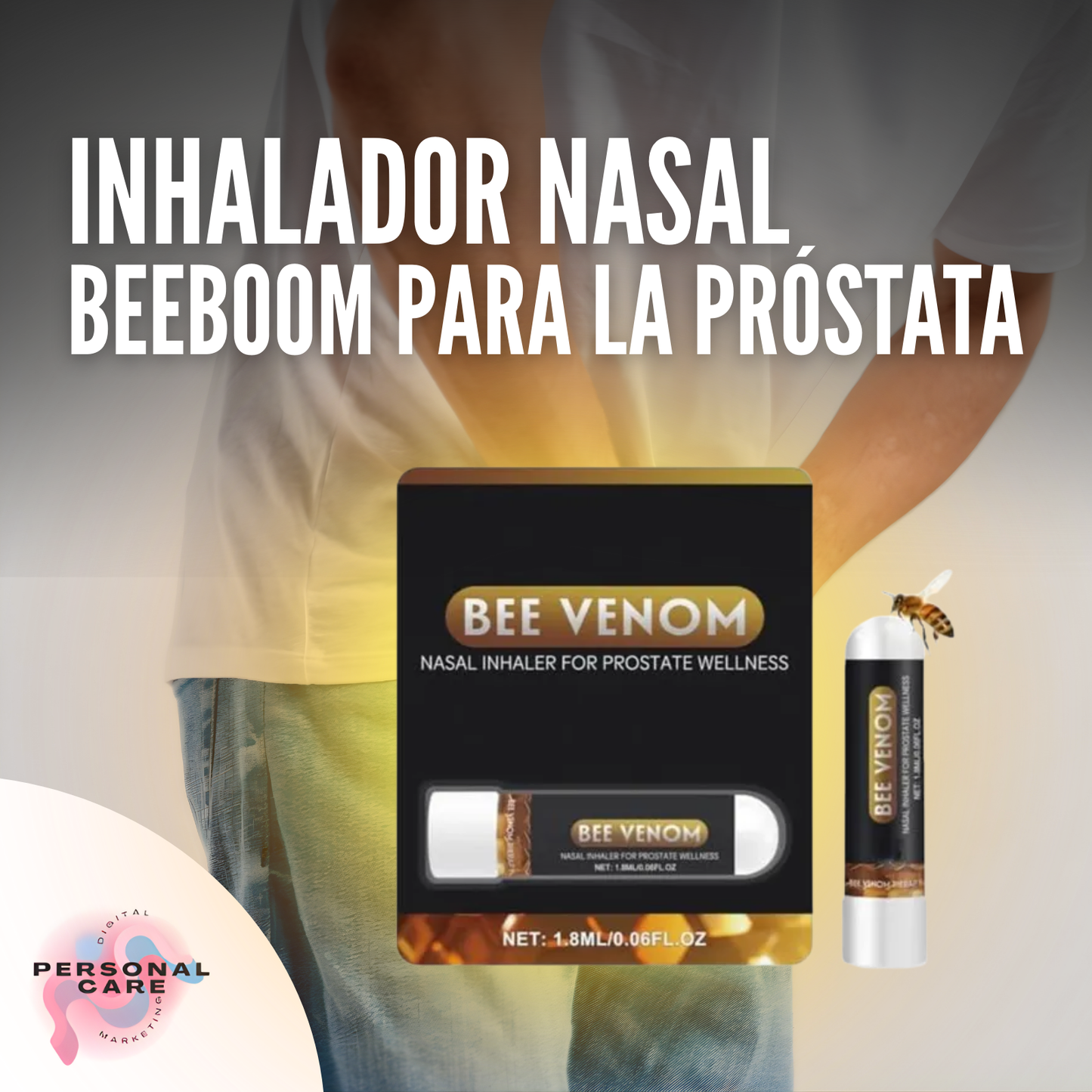Inhalador nasal BeeBoom para la prostata