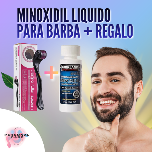 MINOXIDIL LIQUIDO PARA BARBA + REGALO
