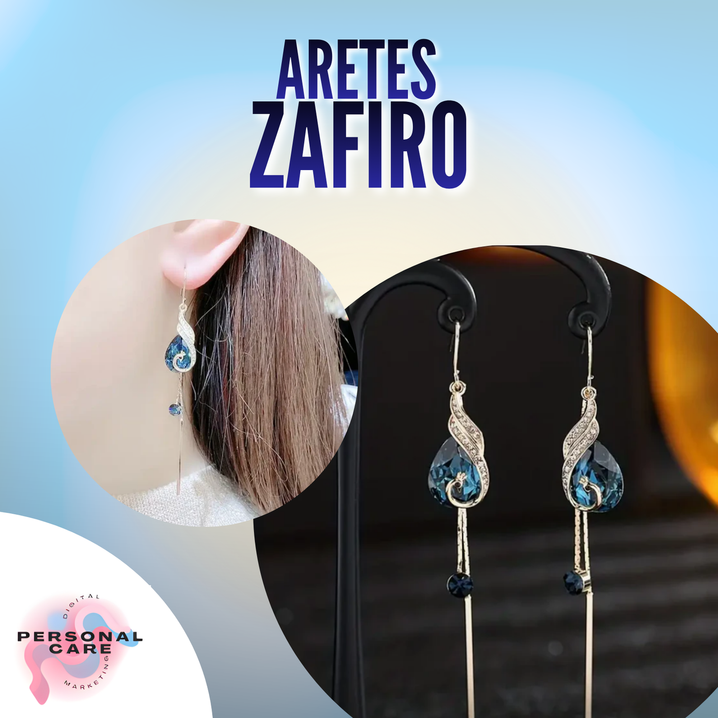 Aretes Zafiro