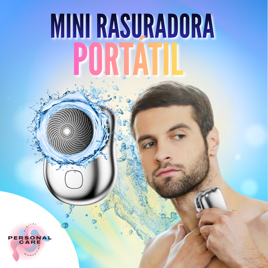 Mini rasuradora portátil.