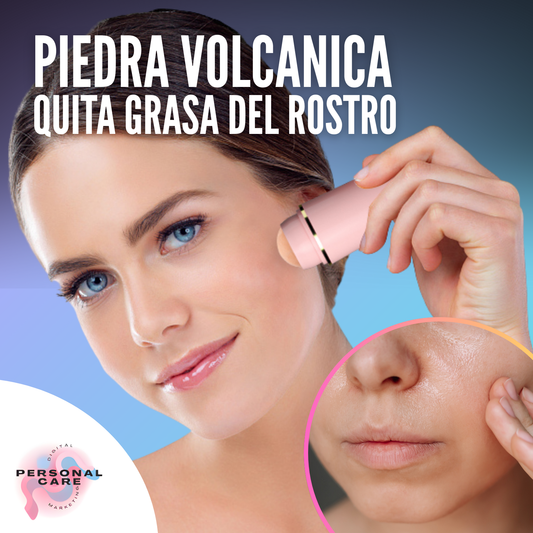 Piedra volcanica quita grasa del rostro