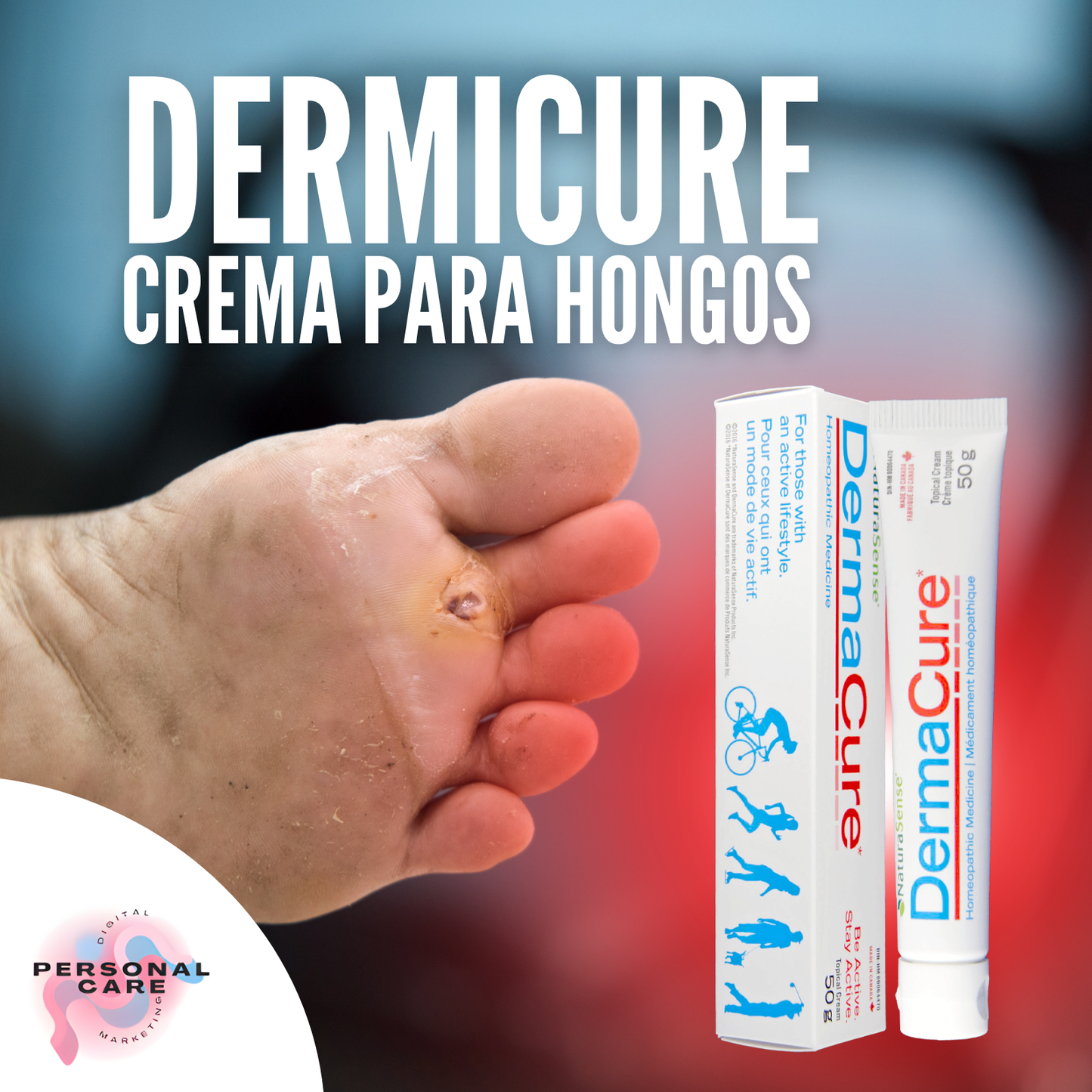 DERMICURE CREMA PARA HONGOS