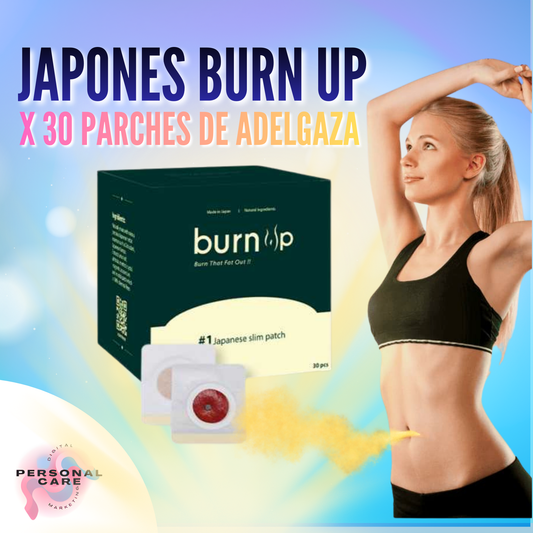 JAPONES BURN UP X 30 PARCHES DE ADELGAZA