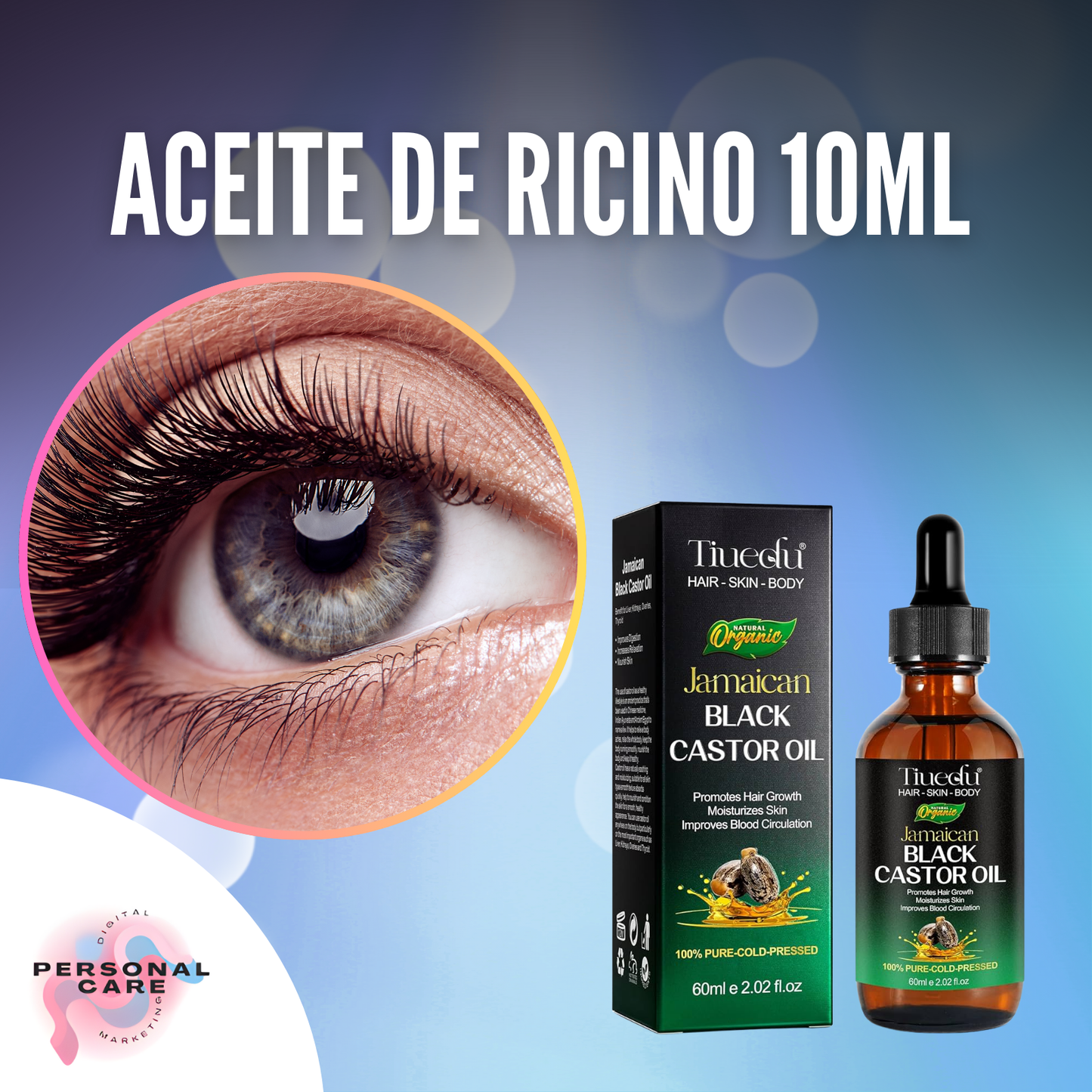 ACEITE DE RICINO 10ML - 100 %
