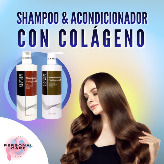 Shampoo & Acondicionador con Colágeno