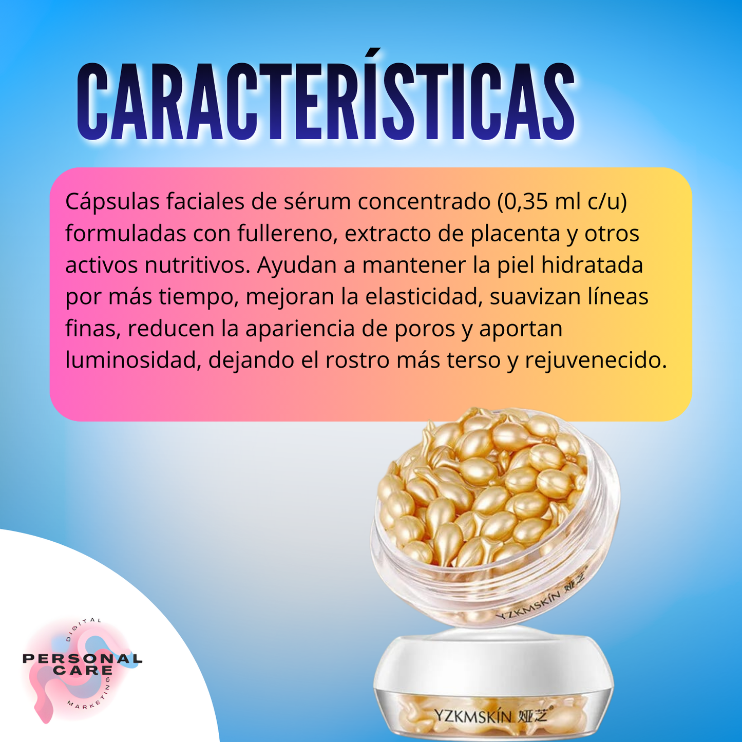 30 cápsulas de ácido hialurónico suero h