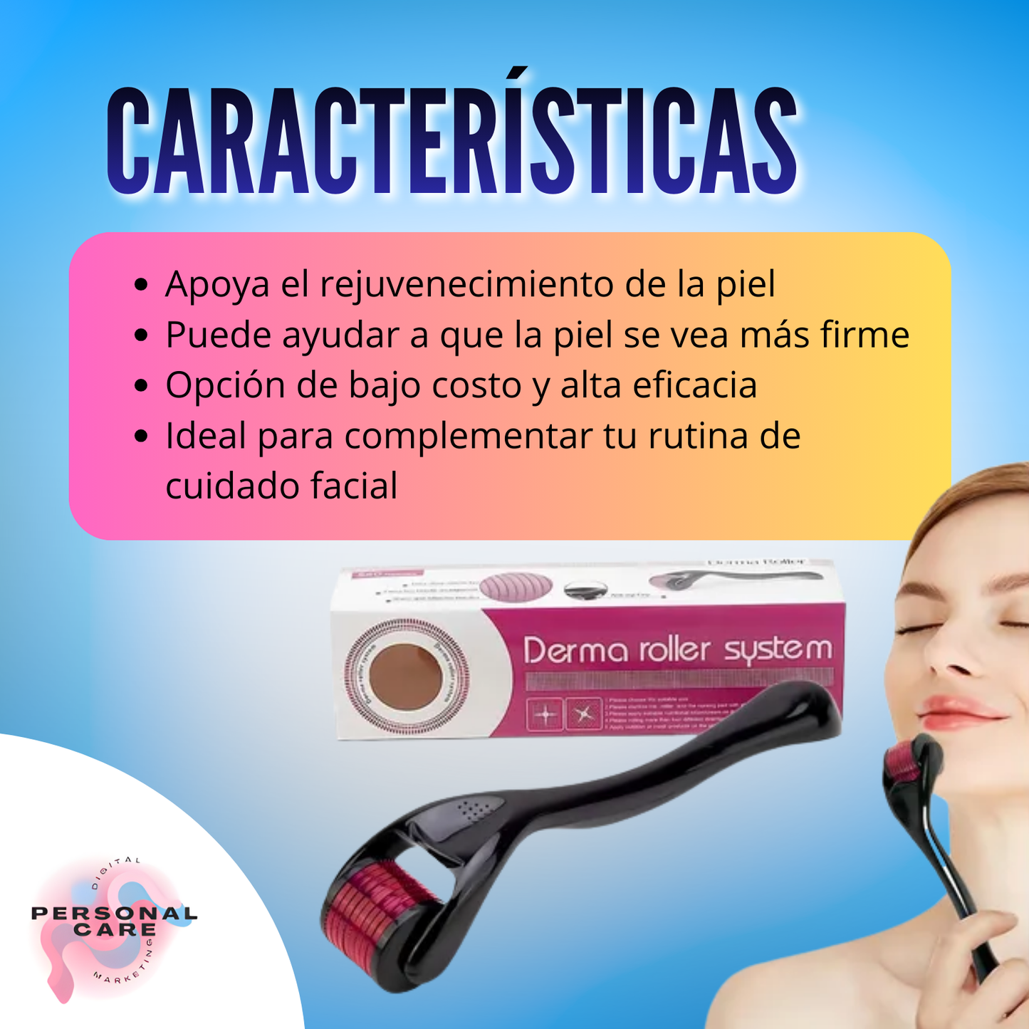 DERMAROLLER RODILLO ESTIMULADOR