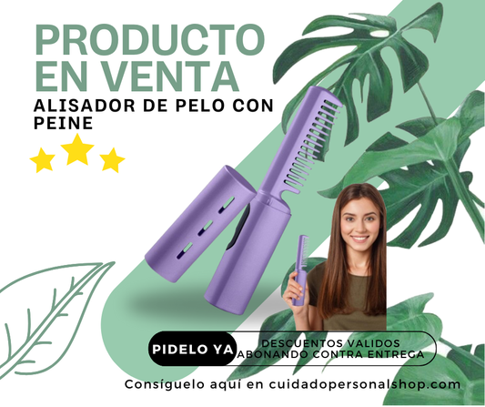 ALISADOR DE PELO CON PEINE