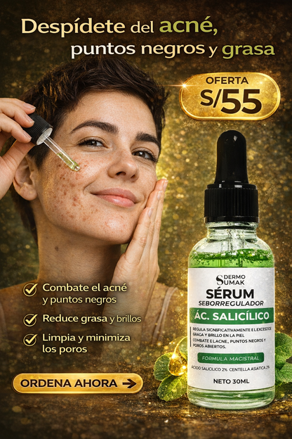 Sérum Antiacné Ácido Salicílico 2% – Dermo Sumak (30ml)