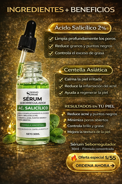 Sérum Antiacné Ácido Salicílico 2% – Dermo Sumak (30ml)