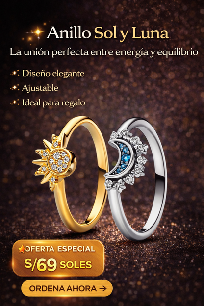 ✨ Anillo Sol y Luna: La Unión Perfecta de lo Divino y lo Terrenal ✨