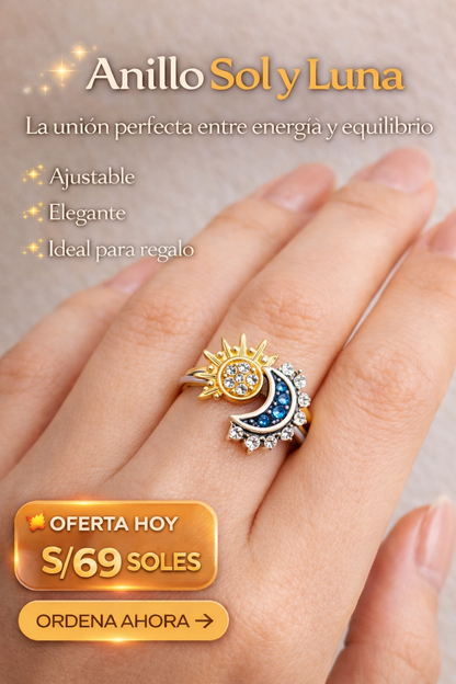✨ Anillo Sol y Luna: La Unión Perfecta de lo Divino y lo Terrenal ✨