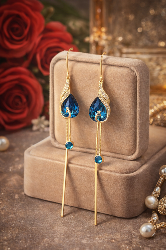 Aretes Zafiro Elegantes – Brillo y Estilo para Cada Ocasión