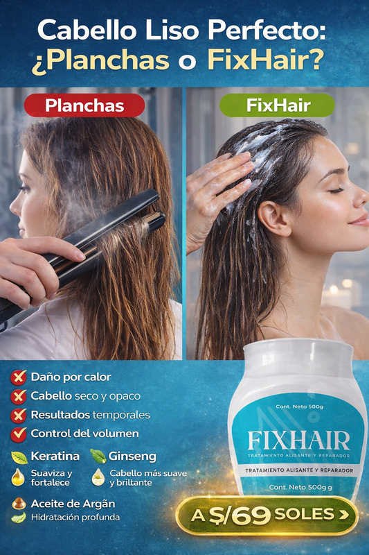 FixHair – Tratamiento Alisante y Reparador 500g