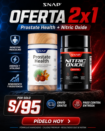 🔥 Combo Prostate Health + Nitric Oxide Booster