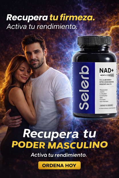 NAD+ Men’s Complex - Potencia Masculina y Vitalidad Diaria 🔥