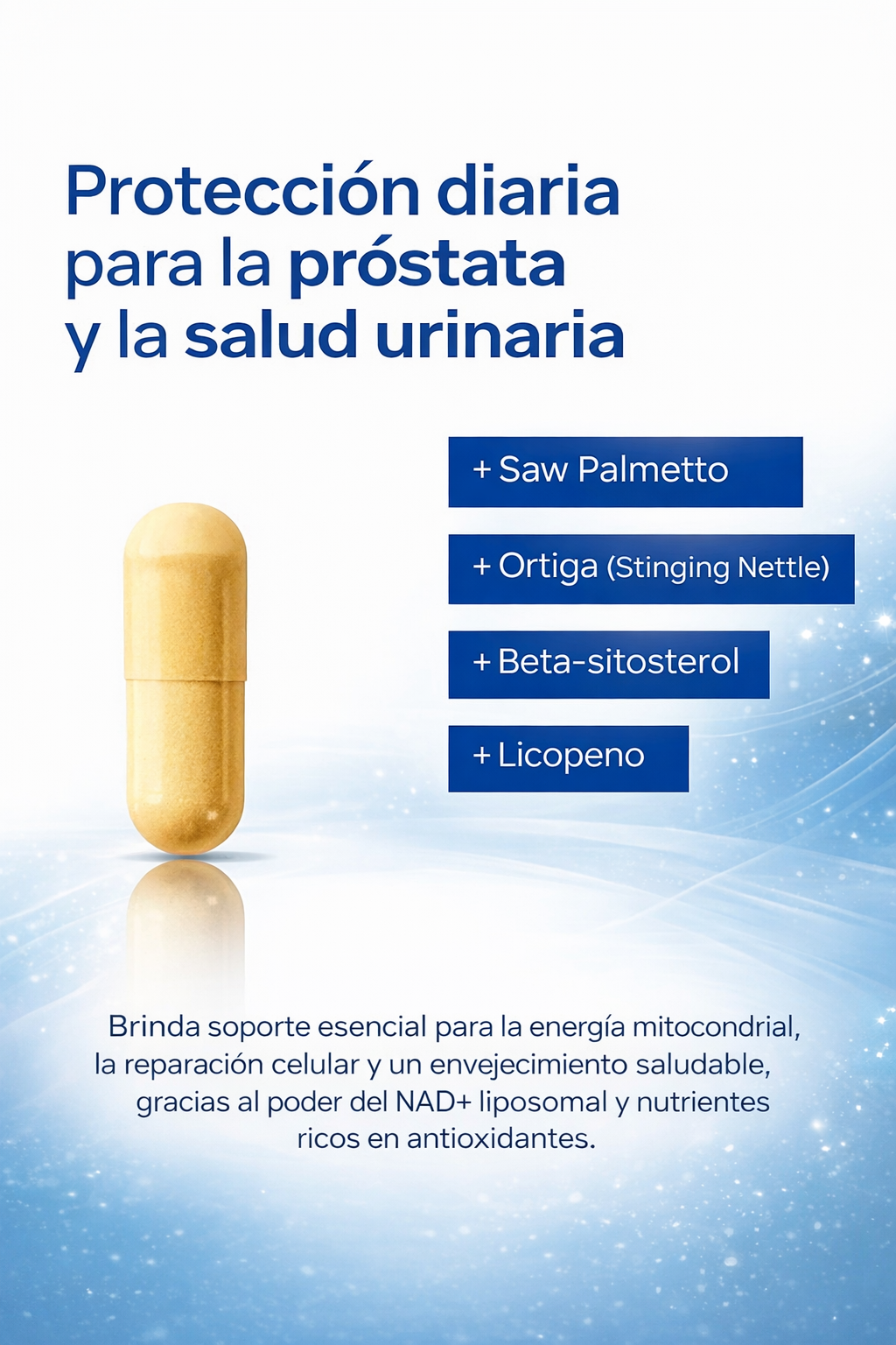 NAD+ Men’s Complex - Potencia Masculina y Vitalidad Diaria 🔥
