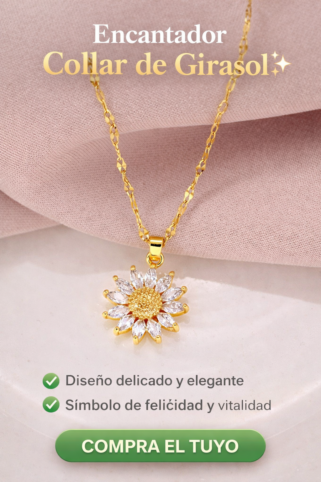 Collar Girasol 🌻✨