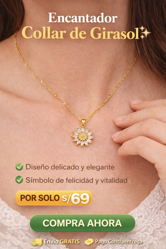 Collar Girasol 🌻✨