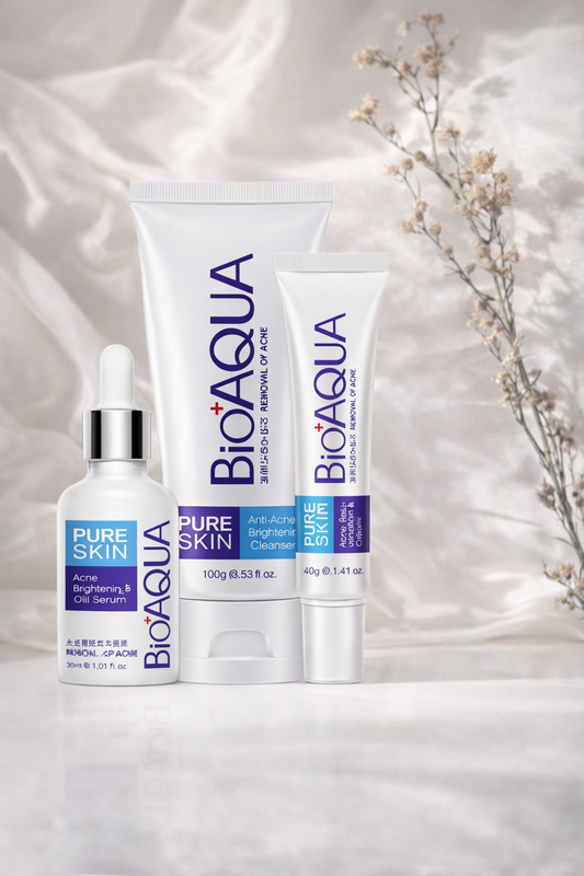 CREMAS BIOAQUA 💙 ¡El trío perfecto para una piel radiante y saludable! ✨🌿