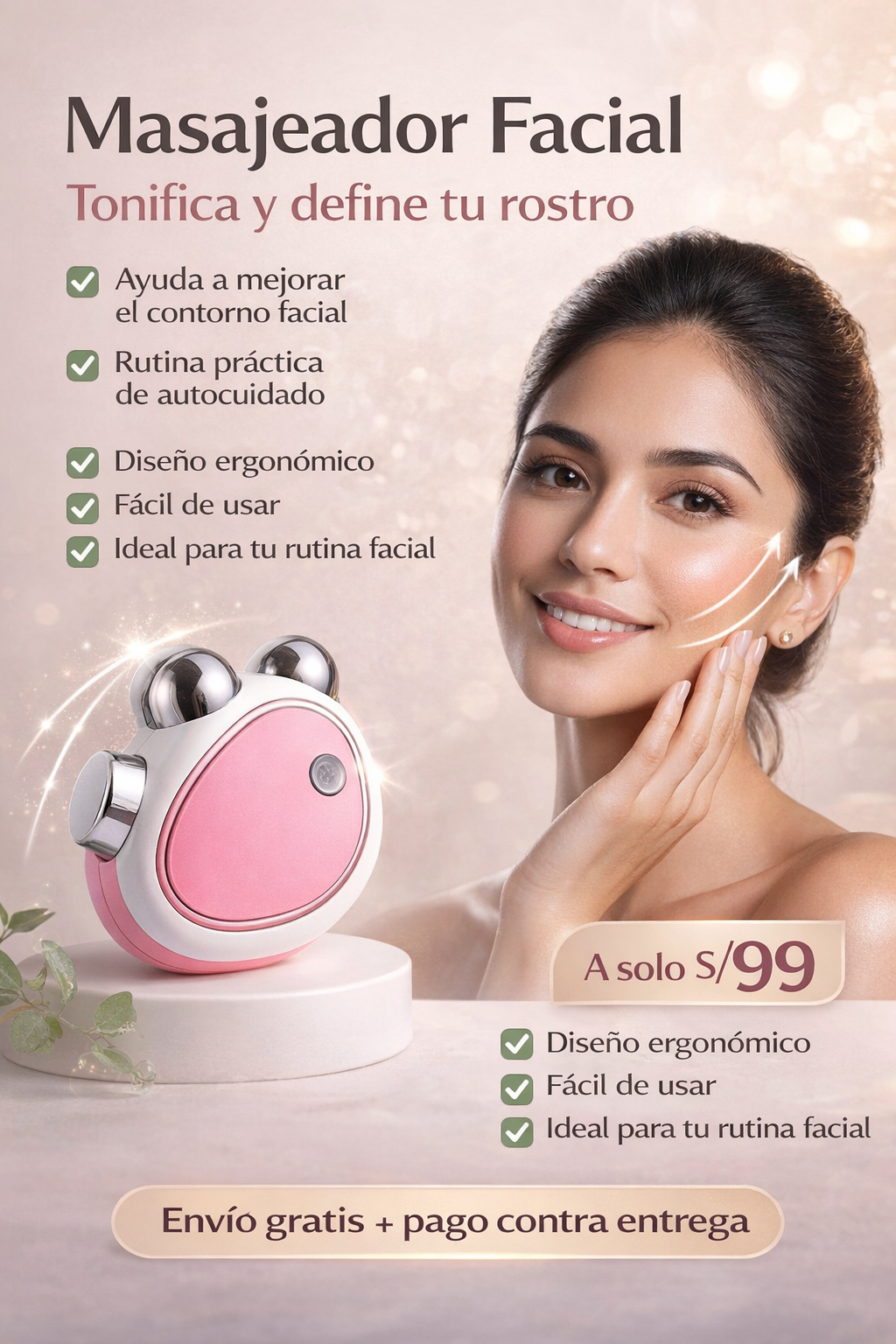 Masajeador Facial de la Piel