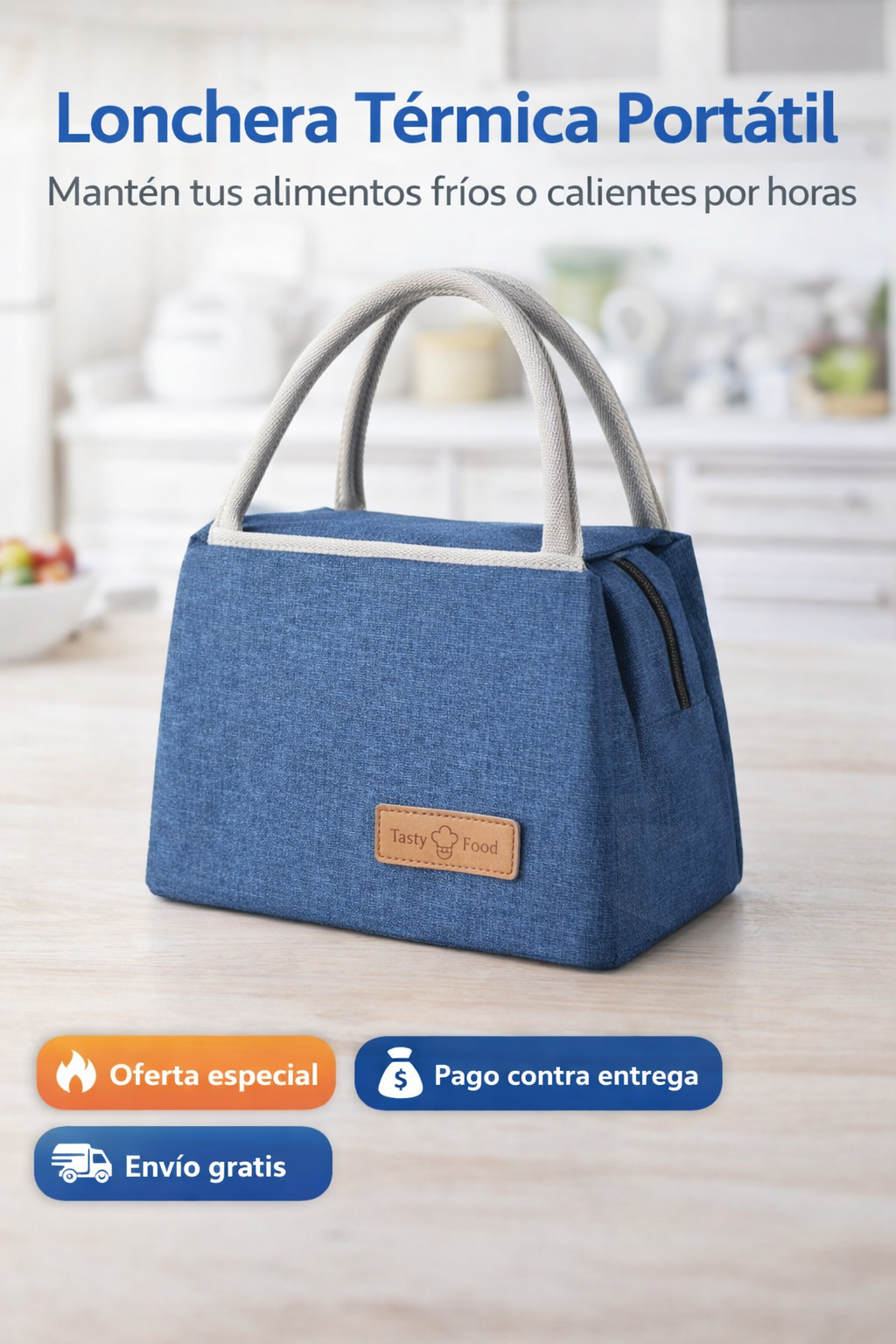 Lonchera Térmica Portátil – Mantén tu comida fresca por más tiempo