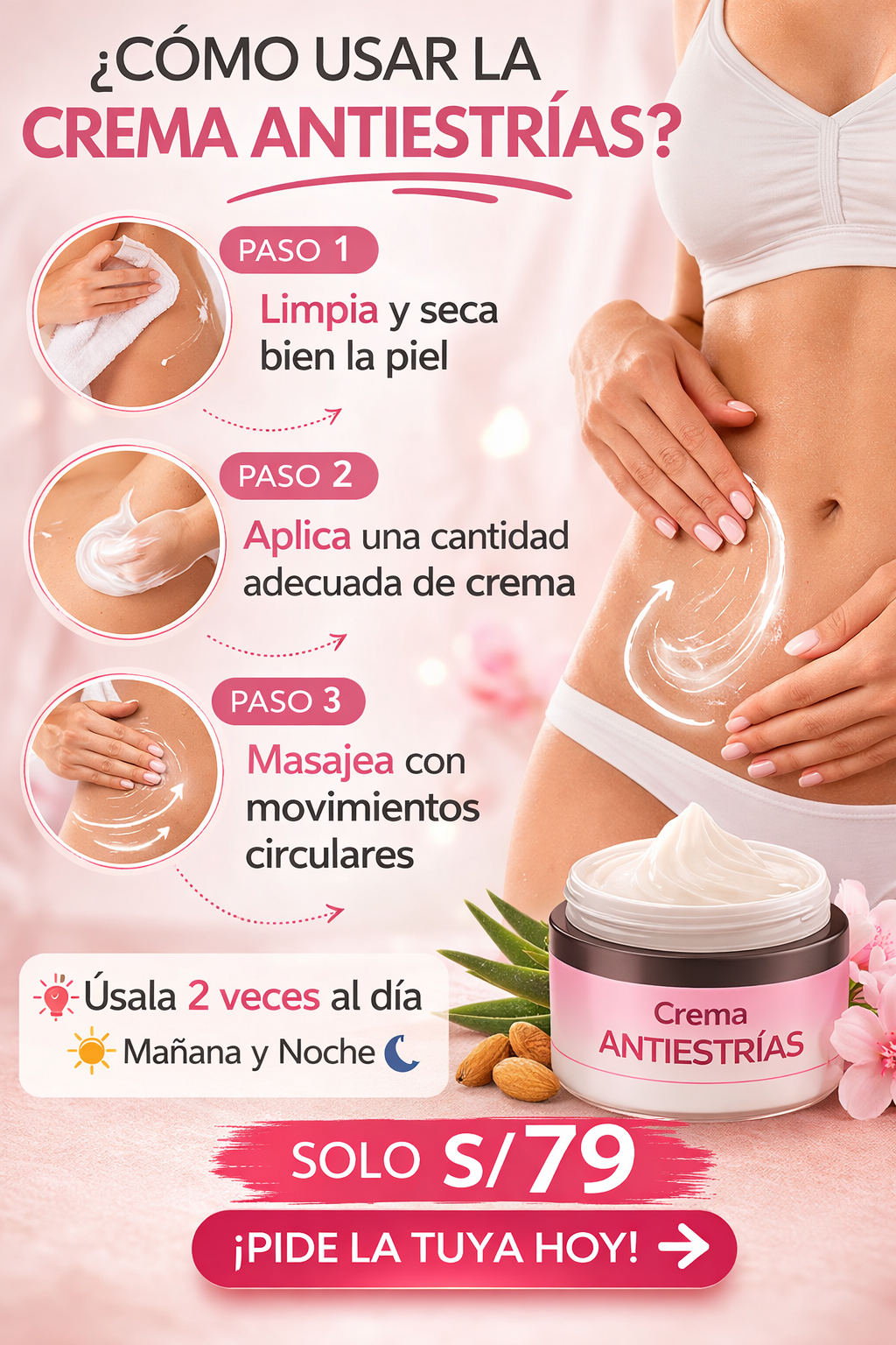 🌸 Crema Antiestrías Reafirmante