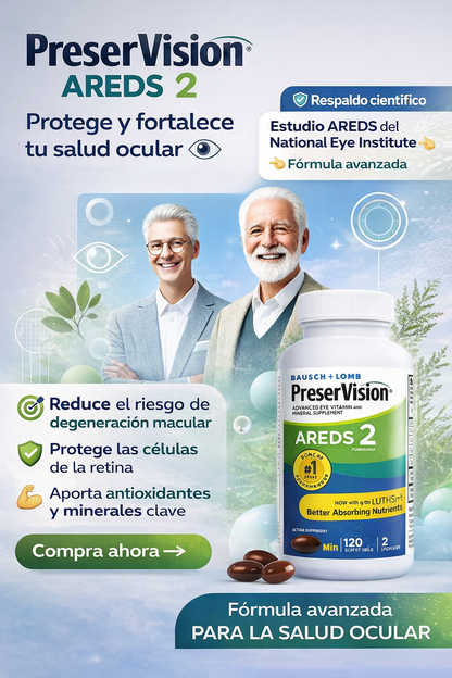 PreserVision AREDS 2 – Suplemento para la Salud OculaR
